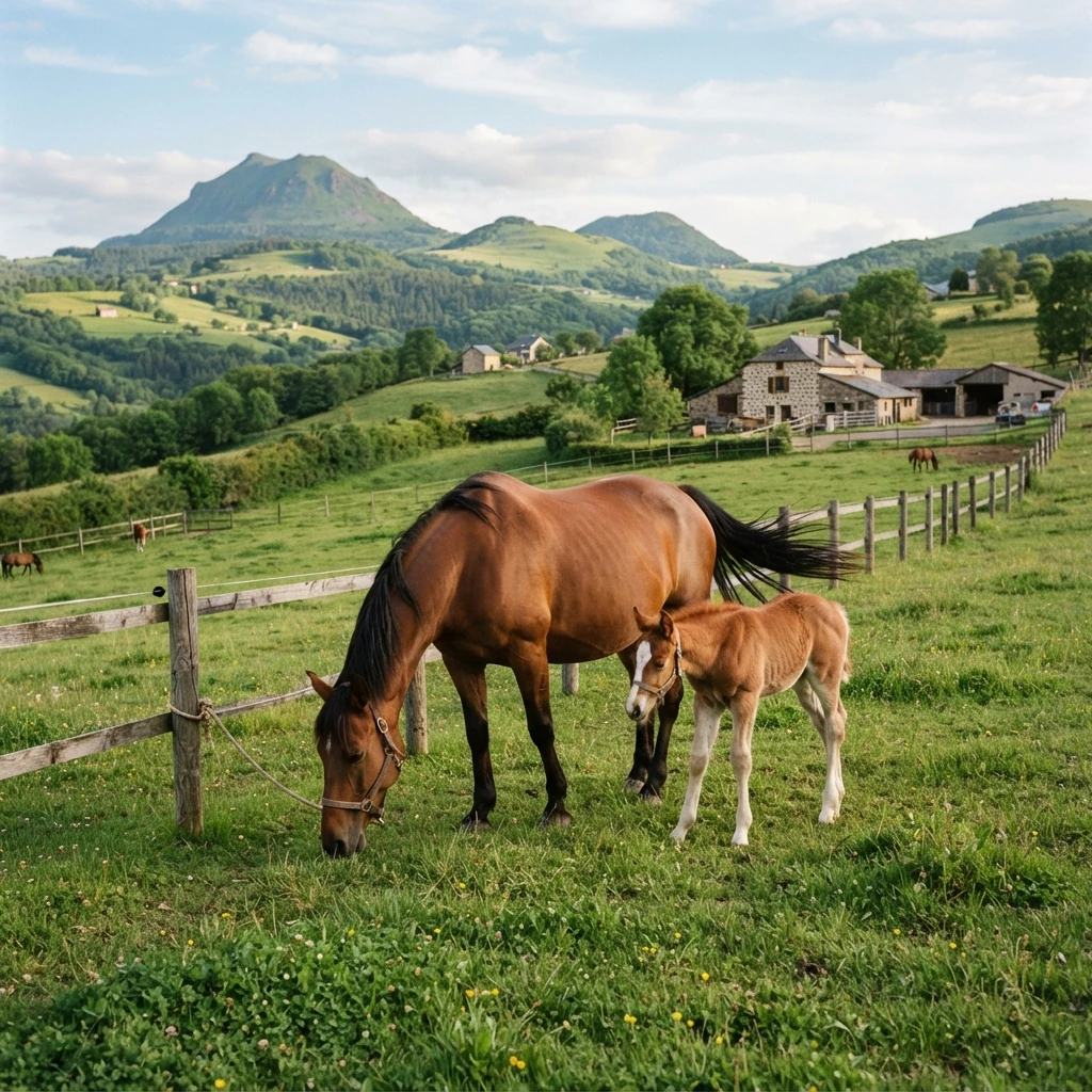 Élevage de chevaux au FERME EQUESTRE DE CANTALES, Saint-Étienne-Cantalès